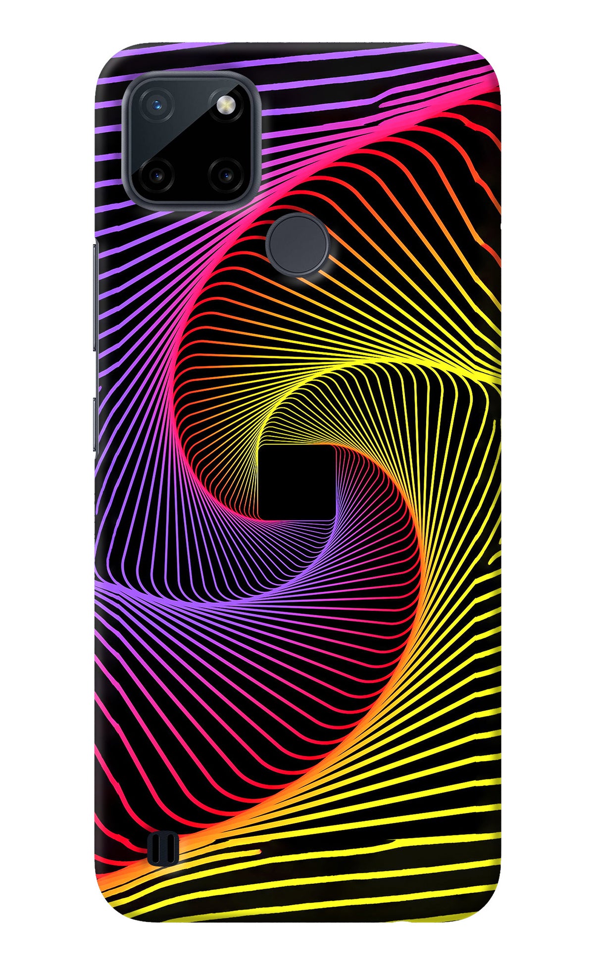 Colorful Strings Realme C21Y/C25Y Back Cover