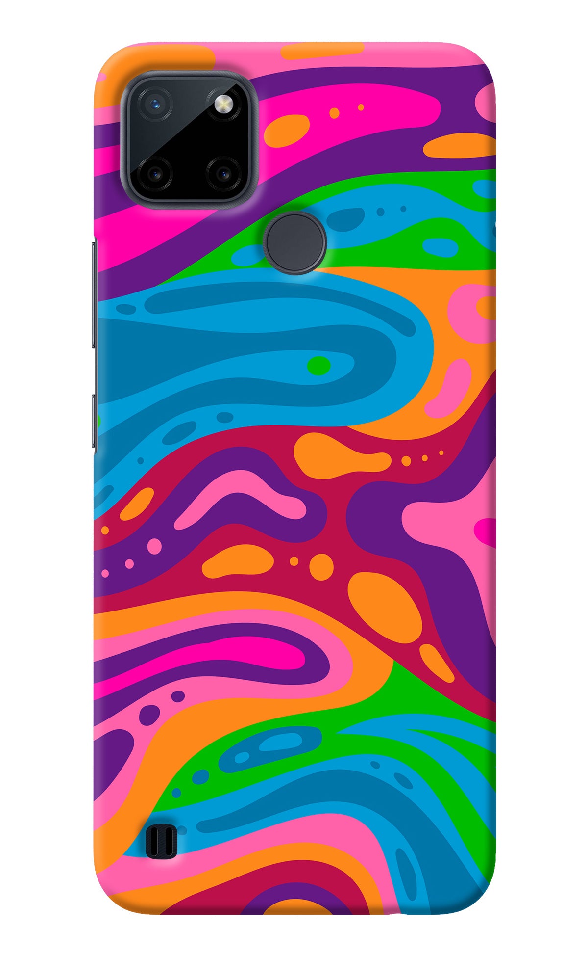 Trippy Pattern Realme C21Y/C25Y Back Cover