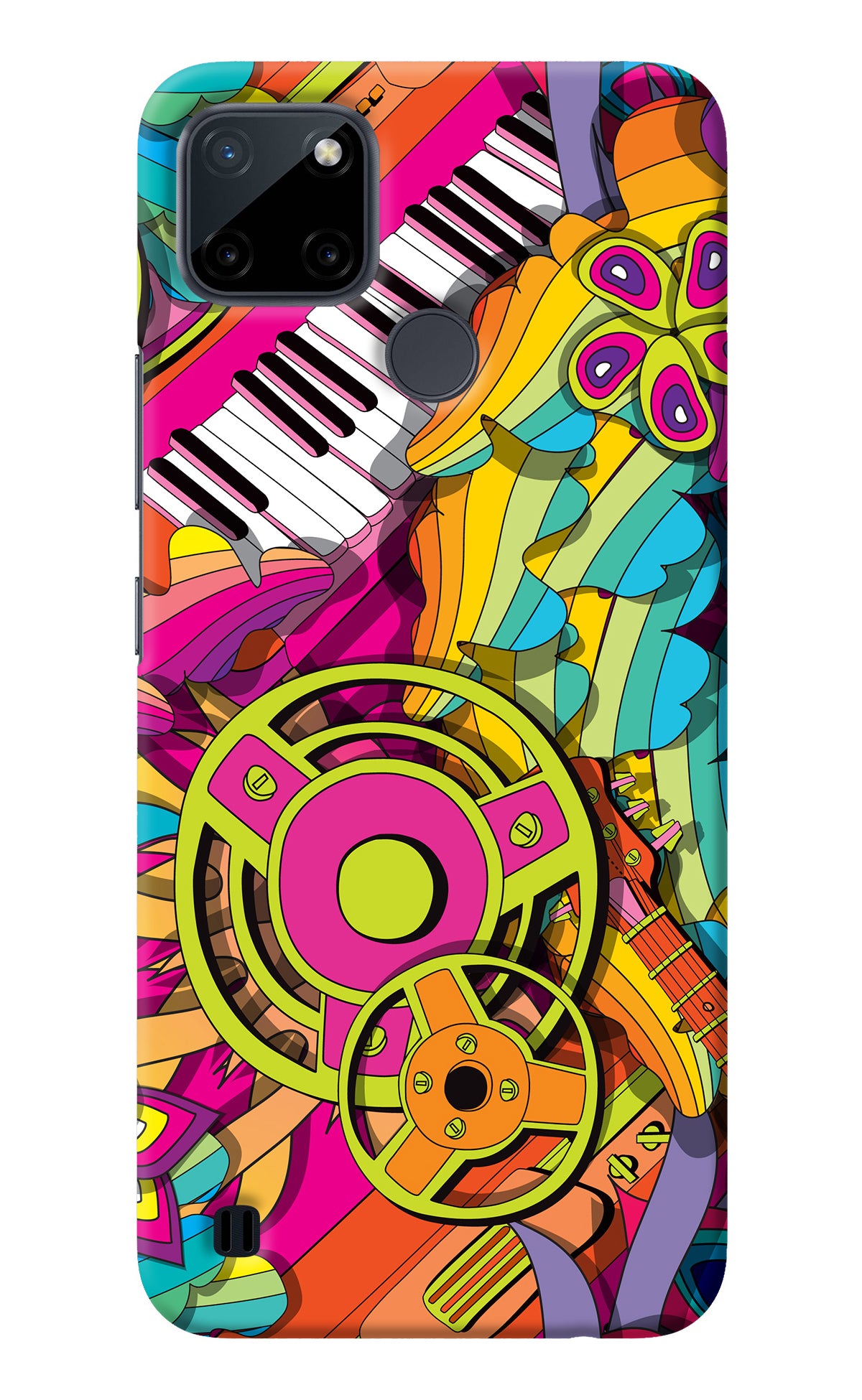 Music Doodle Realme C21Y/C25Y Back Cover