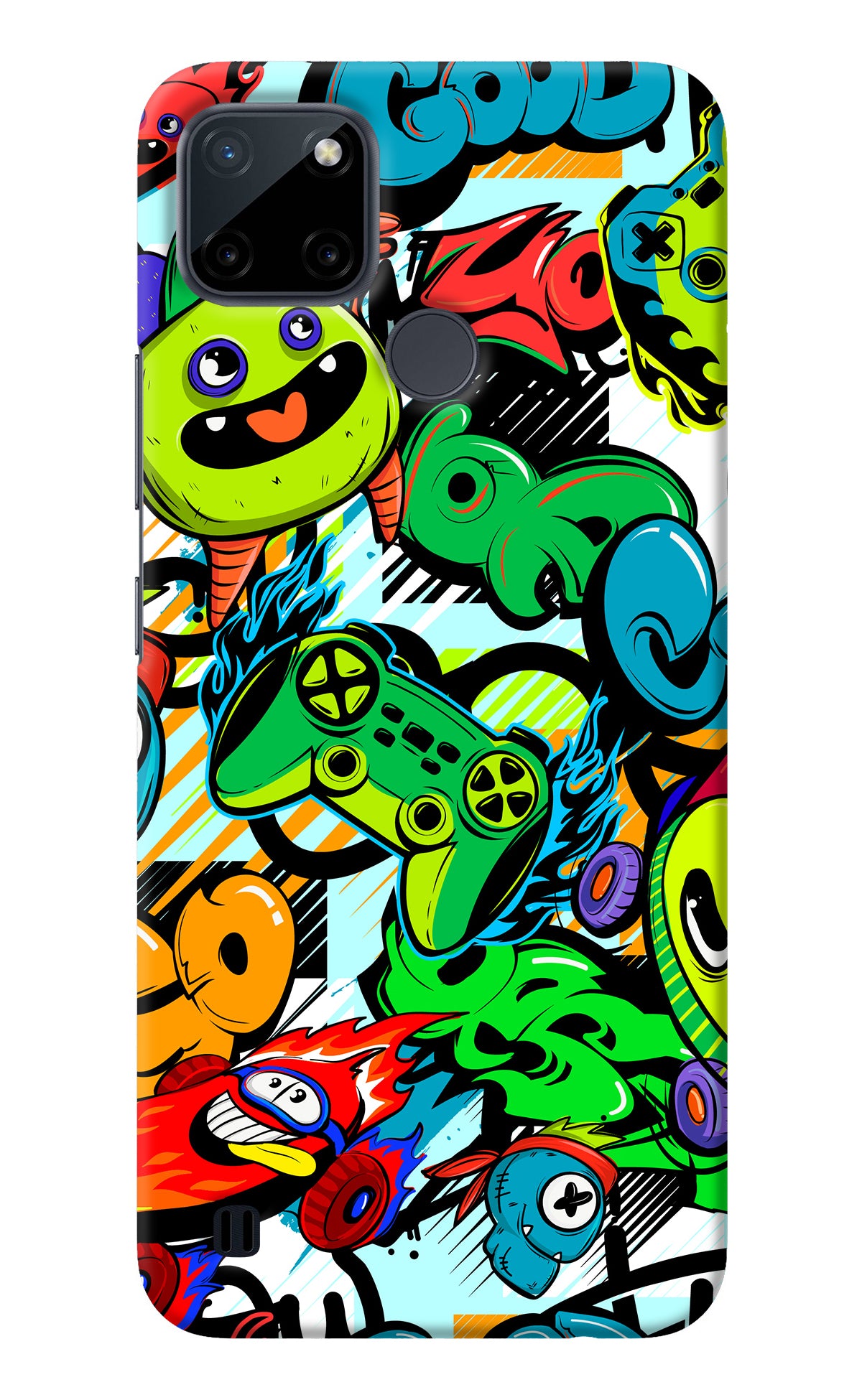 Game Doodle Realme C21Y/C25Y Back Cover