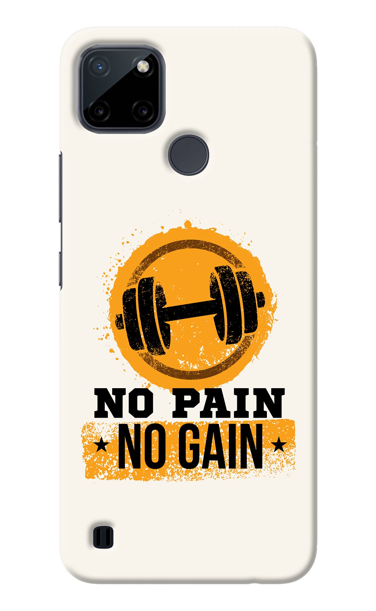 No Pain No Gain Realme C21Y/C25Y Back Cover