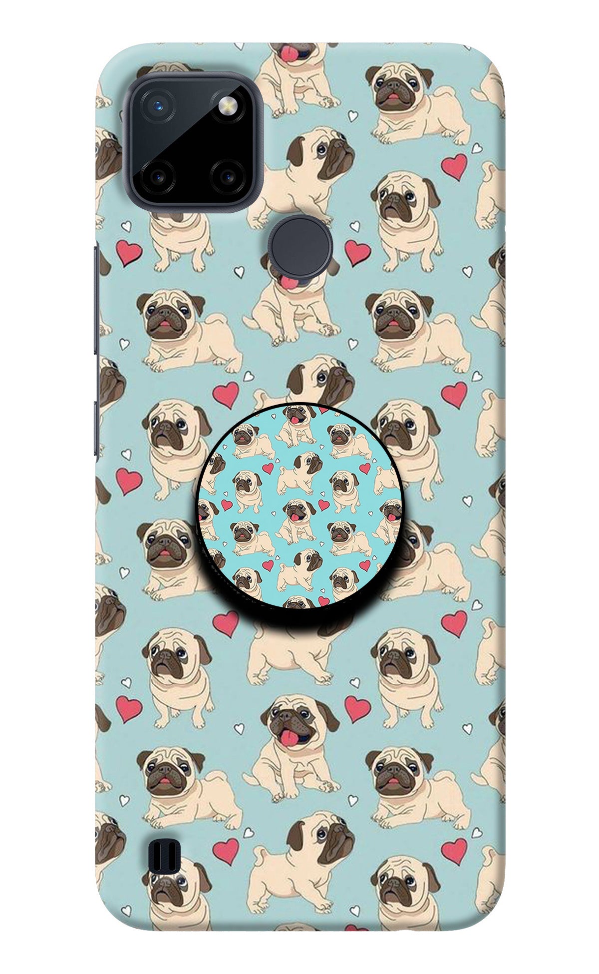 Pug Dog Realme C21Y/C25Y Pop Case