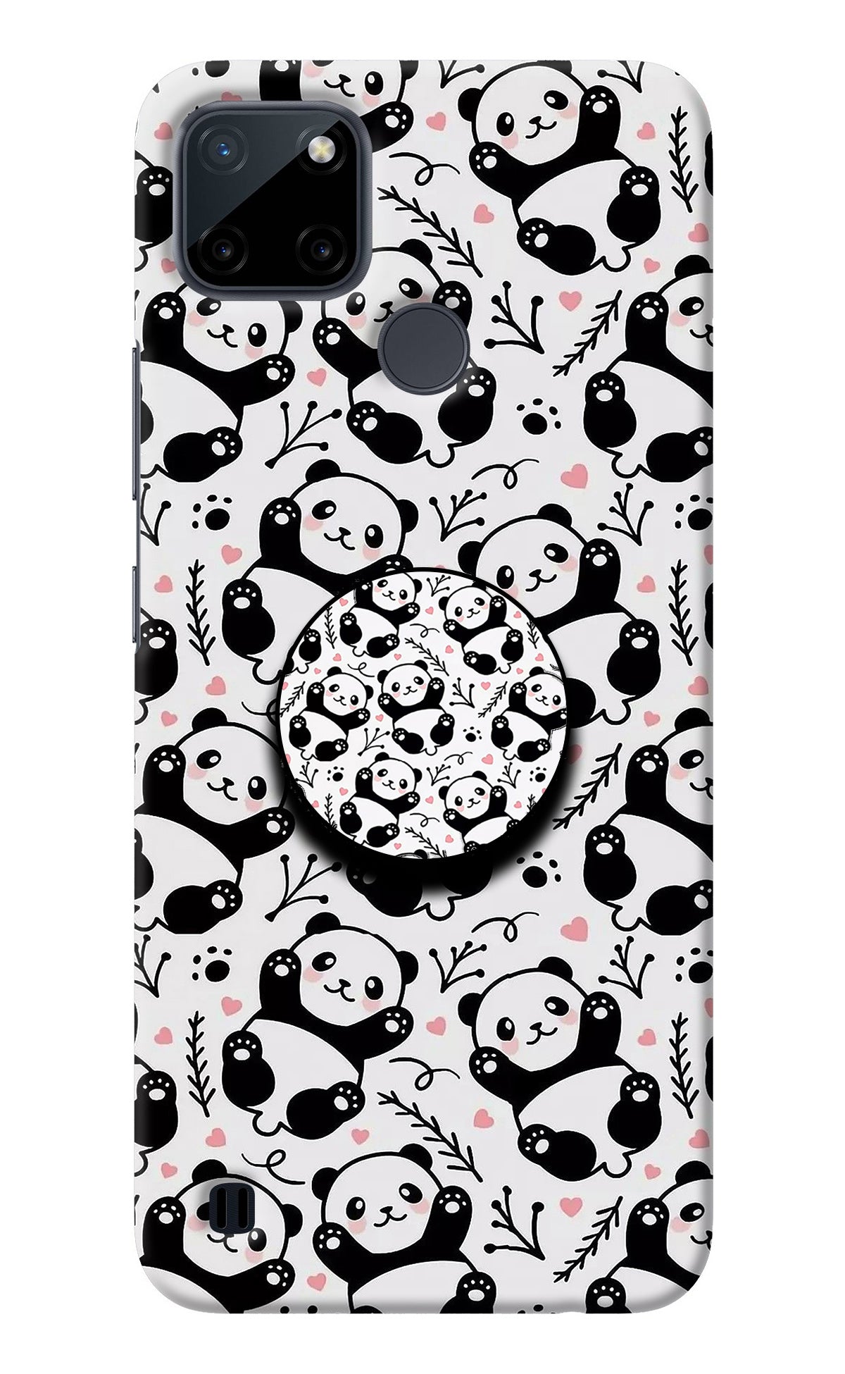 Cute Panda Realme C21Y/C25Y Pop Case