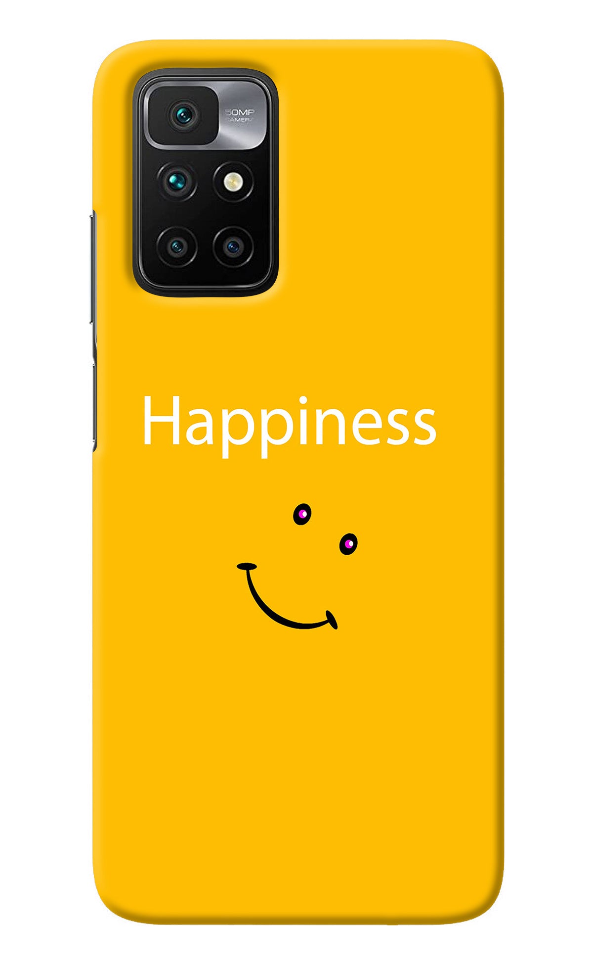 Happiness With Smiley Redmi 10 Prime Back Cover