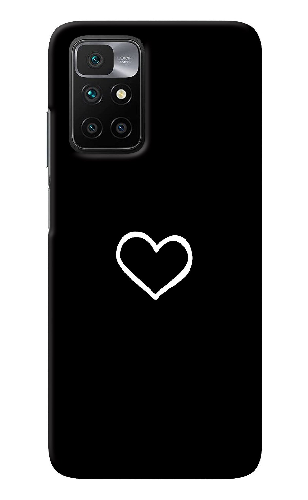 Heart Redmi 10 Prime Back Cover