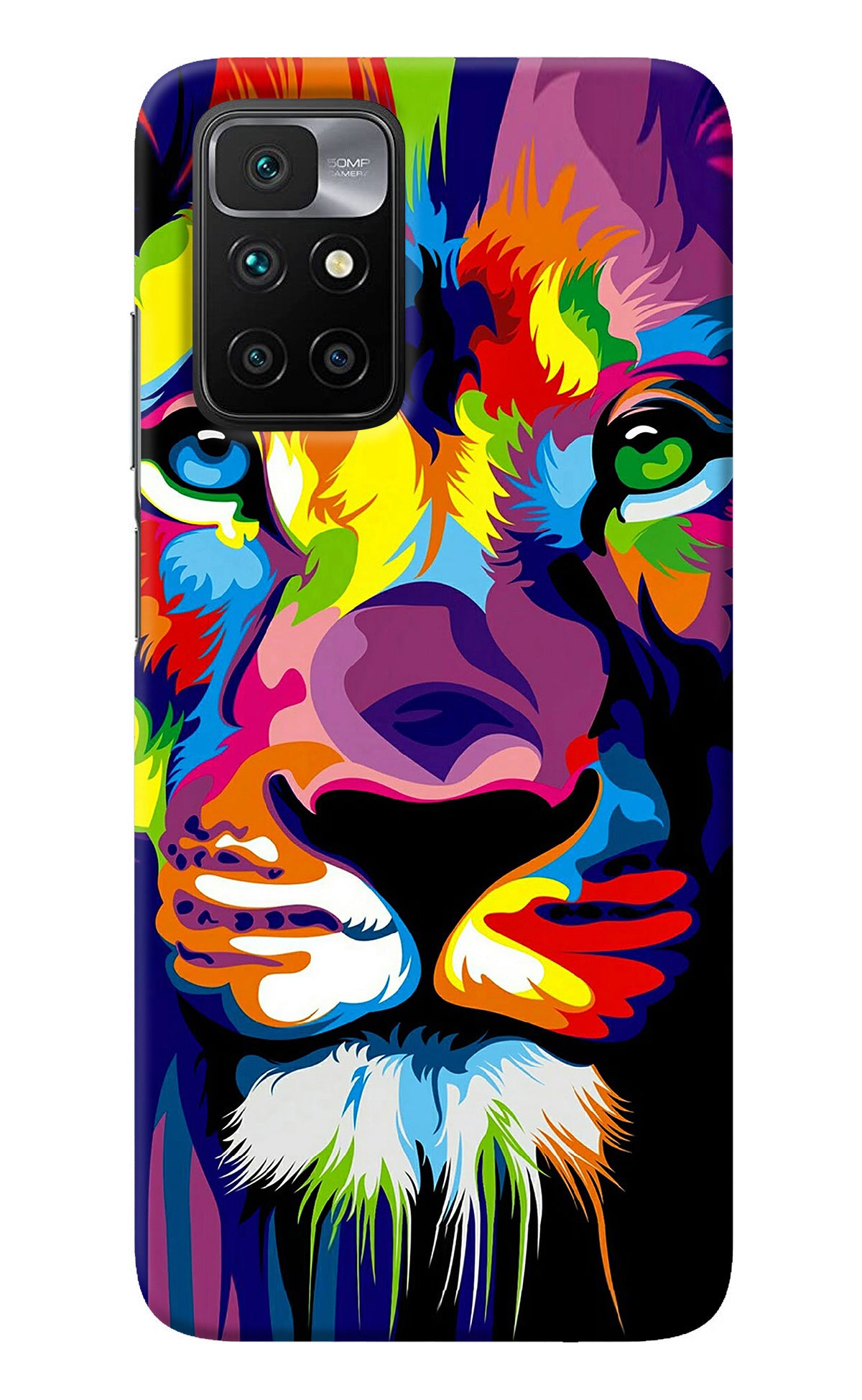 Lion Redmi 10 Prime Back Cover