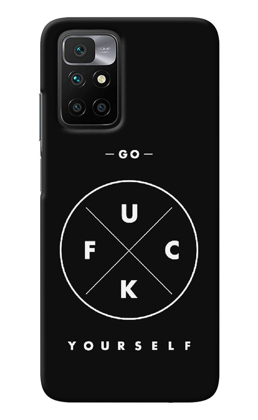 Go Fuck Yourself Redmi 10 Prime Back Cover