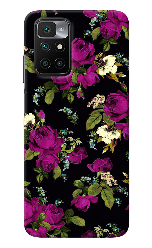 Flowers Redmi 10 Prime Back Cover