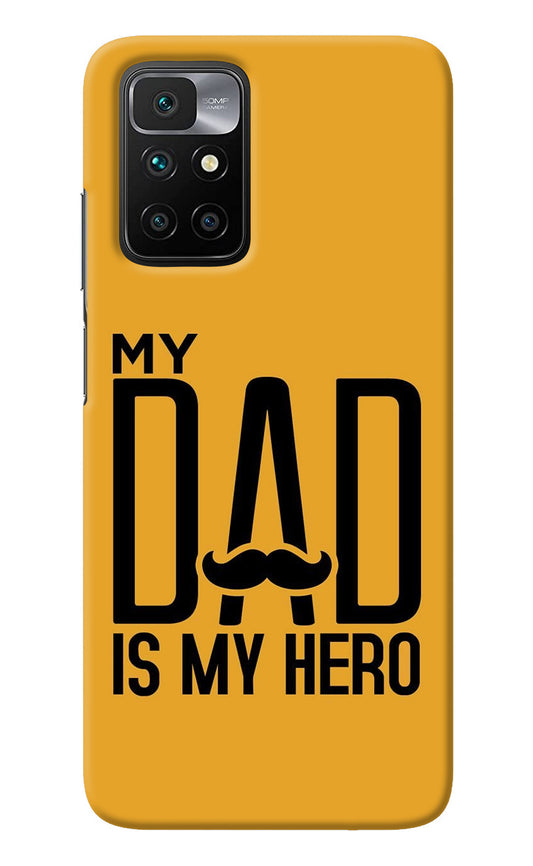 My Dad Is My Hero Redmi 10 Prime Back Cover