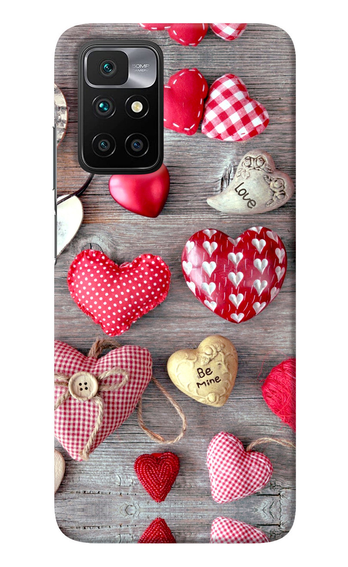 Love Wallpaper Redmi 10 Prime Back Cover