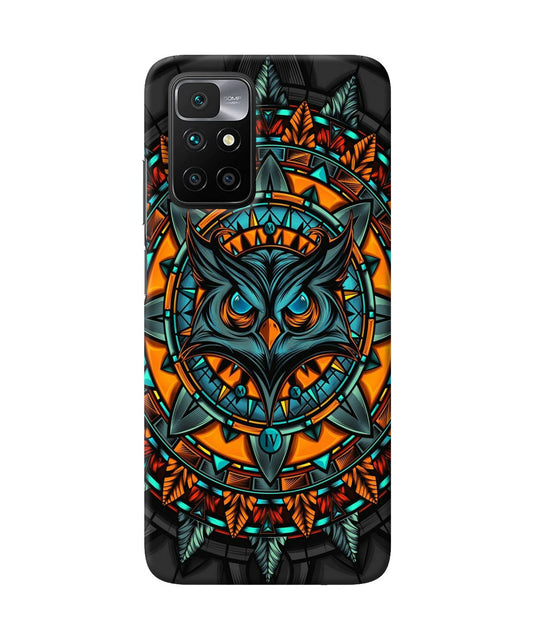 Angry Owl Art Redmi 10 Prime Back Cover