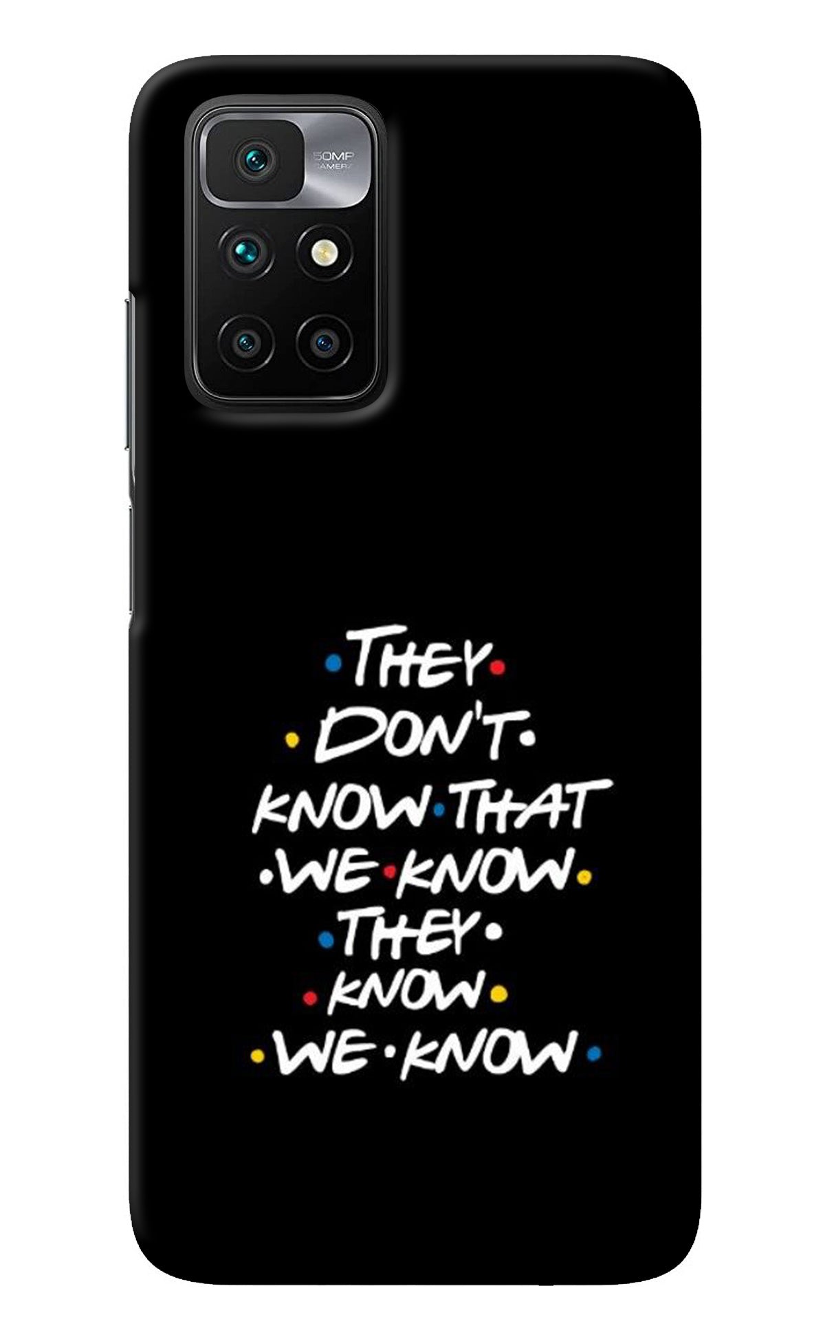 FRIENDS Dialogue Redmi 10 Prime Back Cover