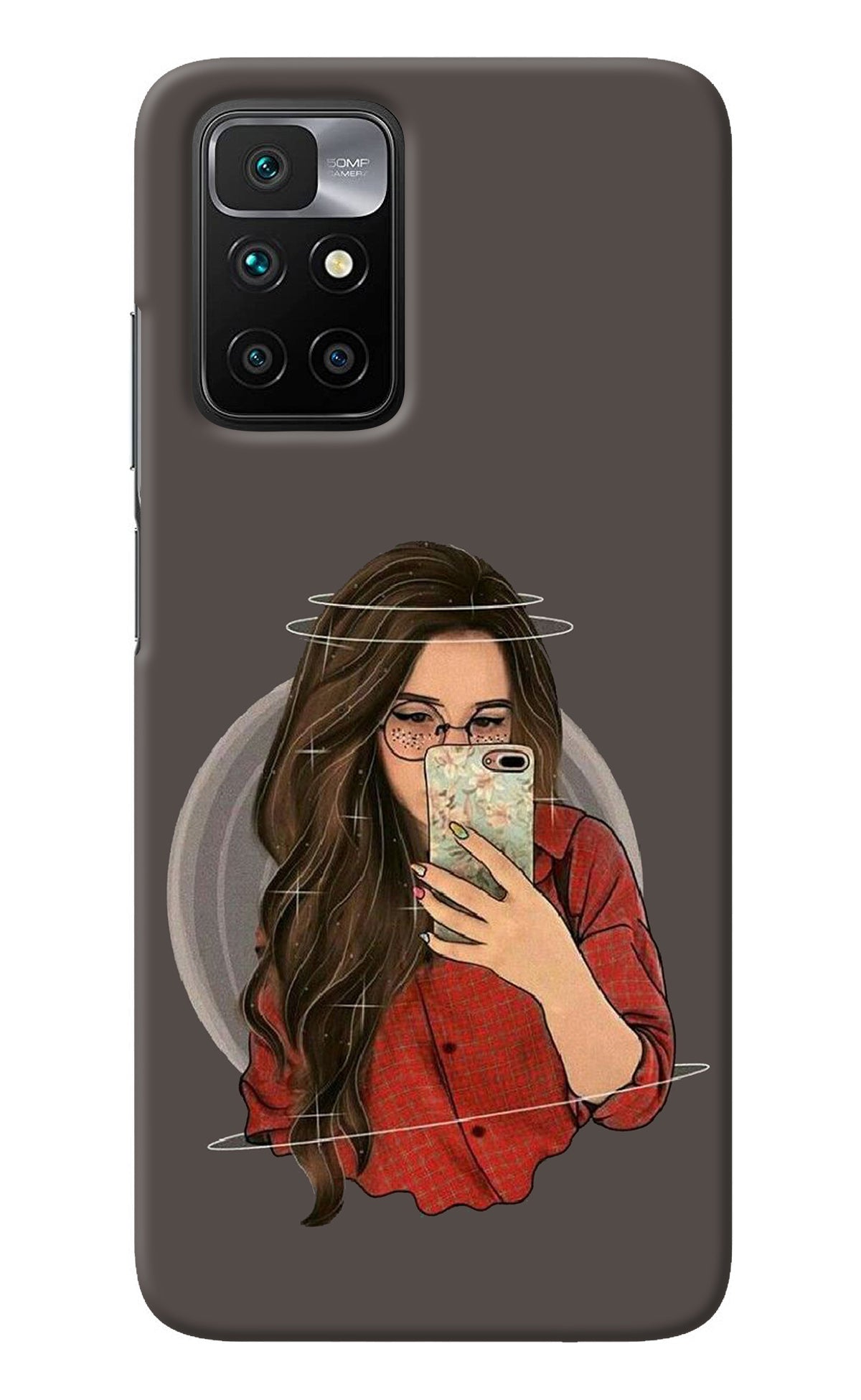 Selfie Queen Redmi 10 Prime Back Cover