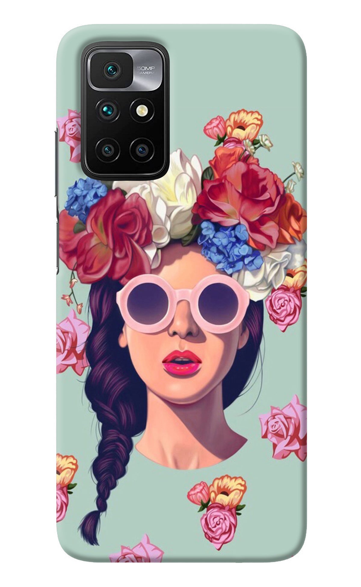 Pretty Girl Redmi 10 Prime Back Cover