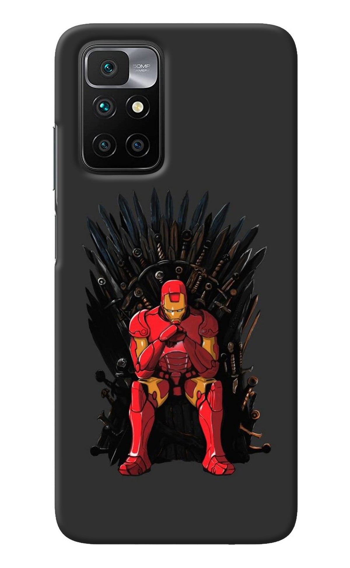 Ironman Throne Redmi 10 Prime Back Cover