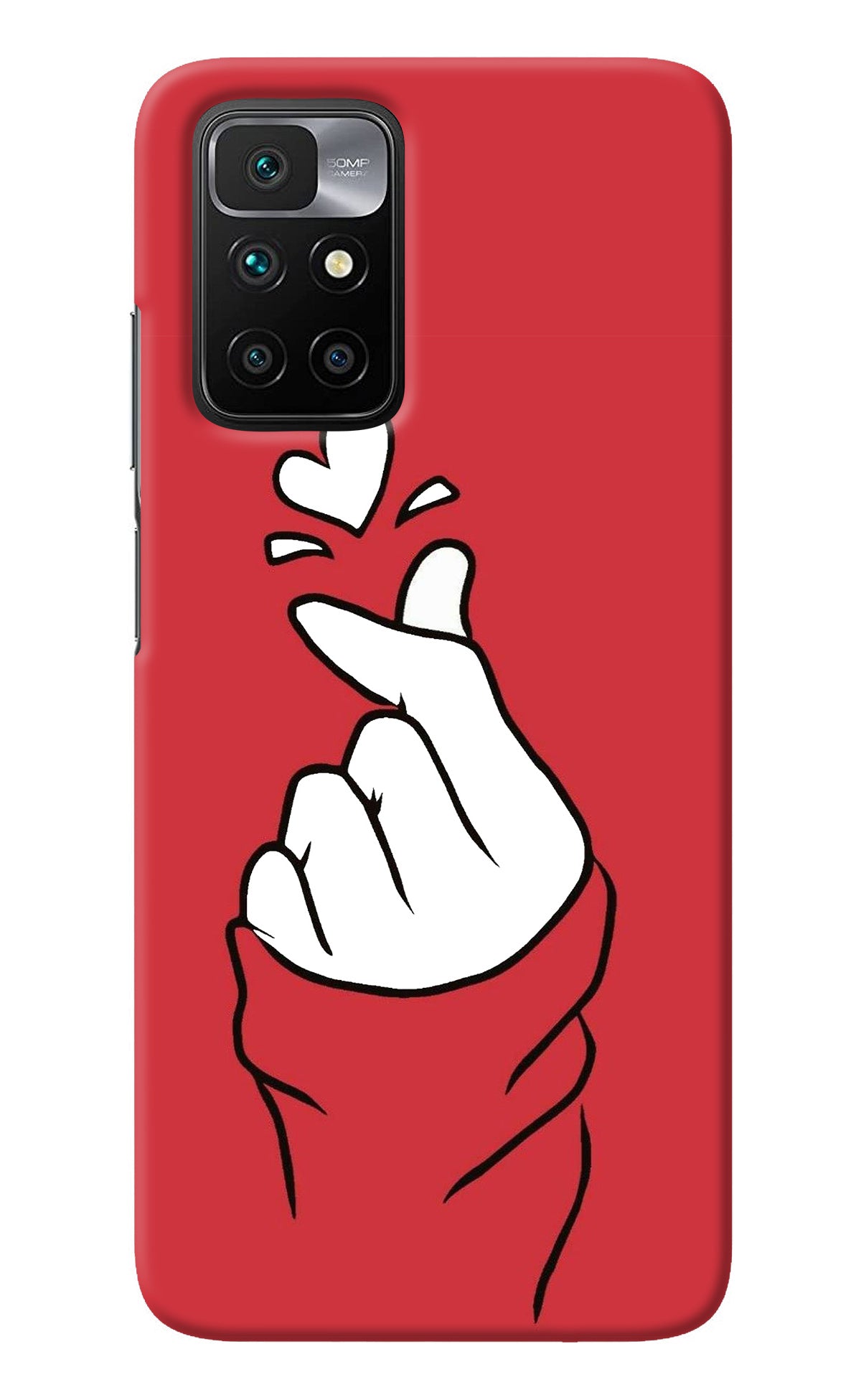 Korean Love Sign Redmi 10 Prime Back Cover