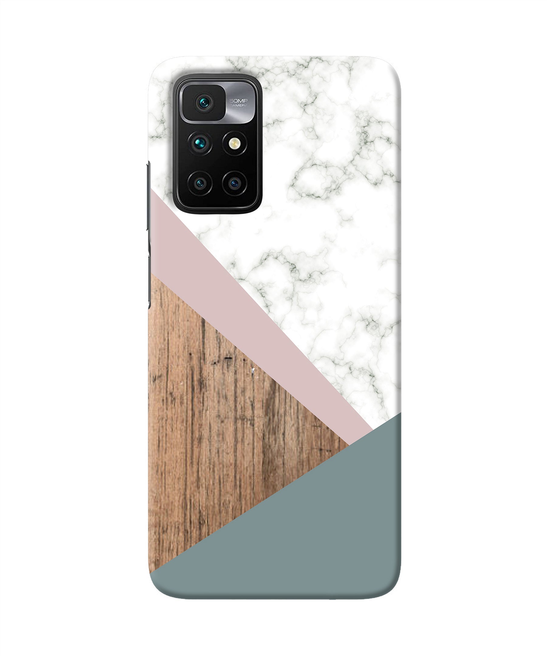 Marble wood Abstract Redmi 10 Prime Back Cover