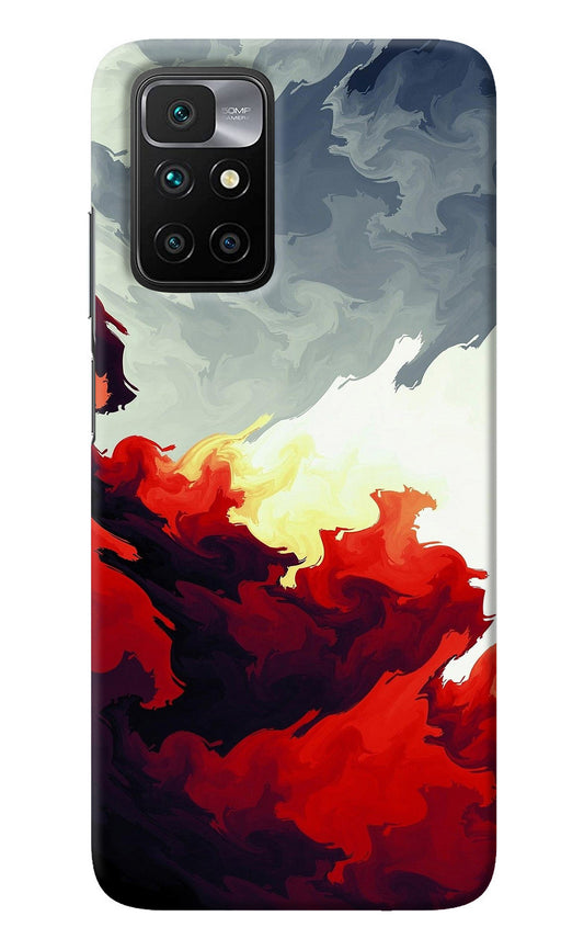 Fire Cloud Redmi 10 Prime Back Cover