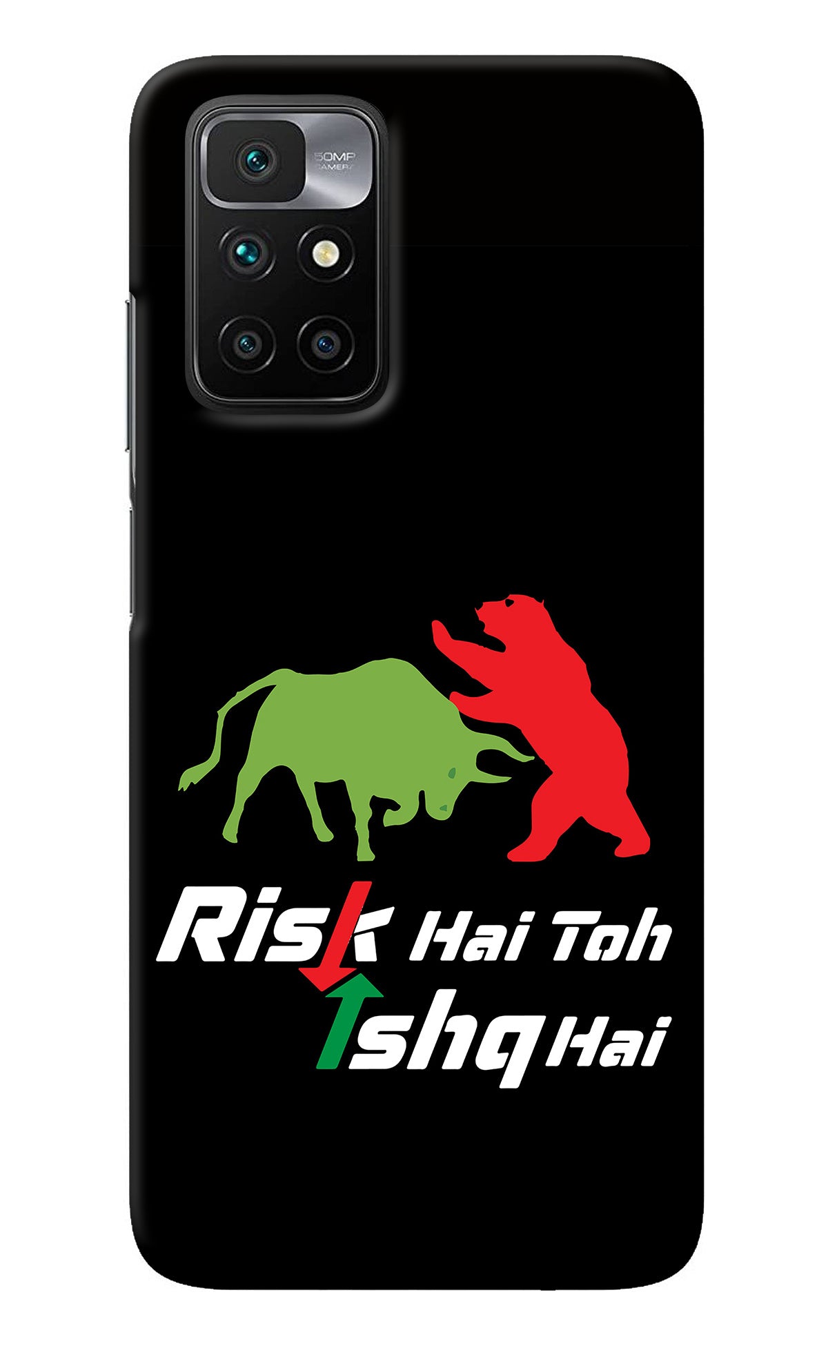 Risk Hai Toh Ishq Hai Redmi 10 Prime Back Cover