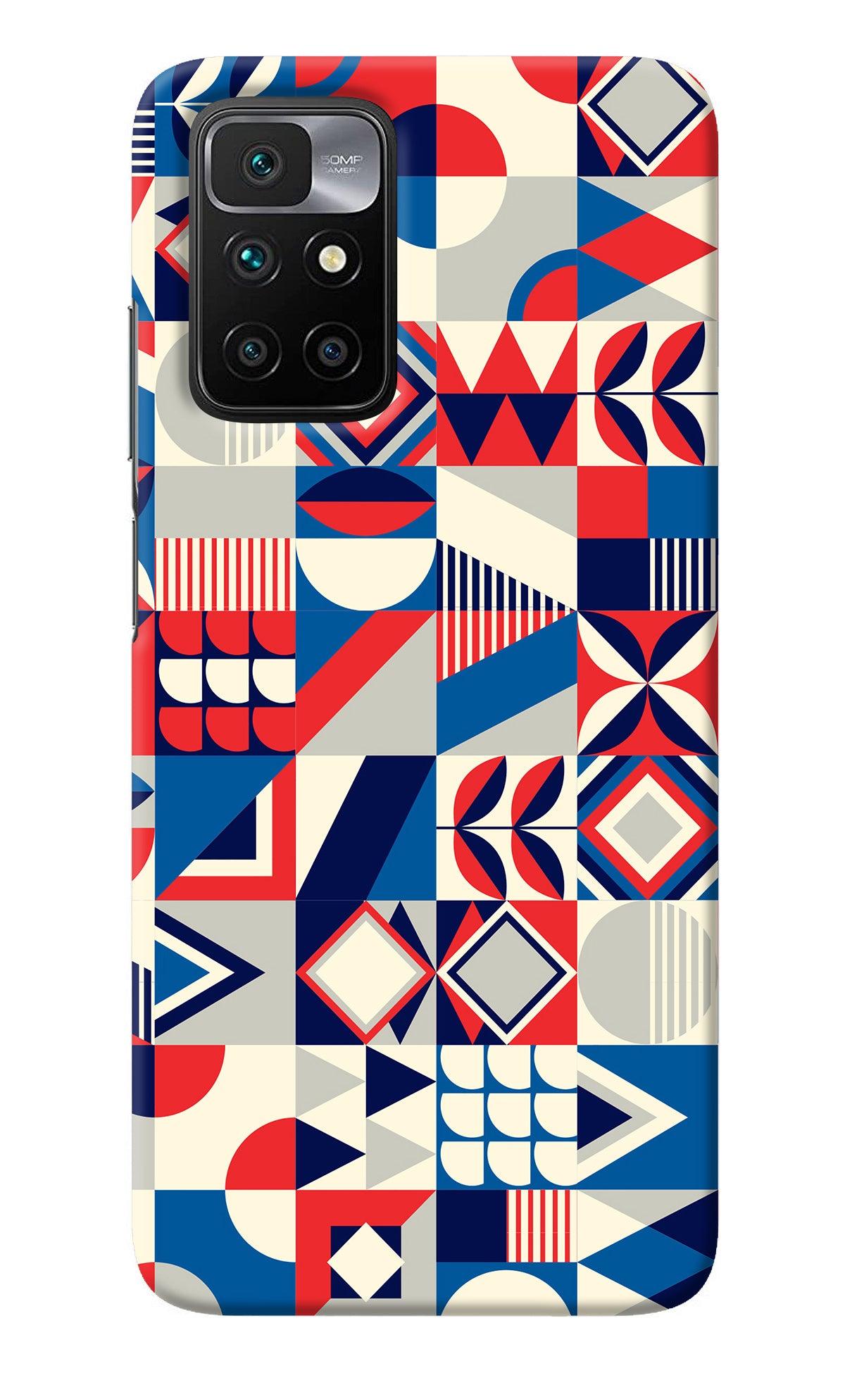 Colorful Pattern Redmi 10 Prime Back Cover