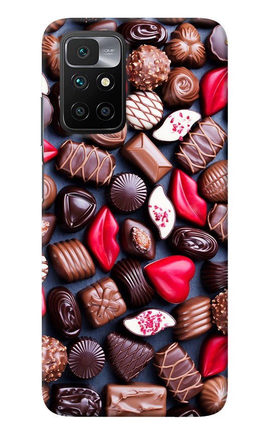 Chocolates Redmi 10 Prime Back Cover