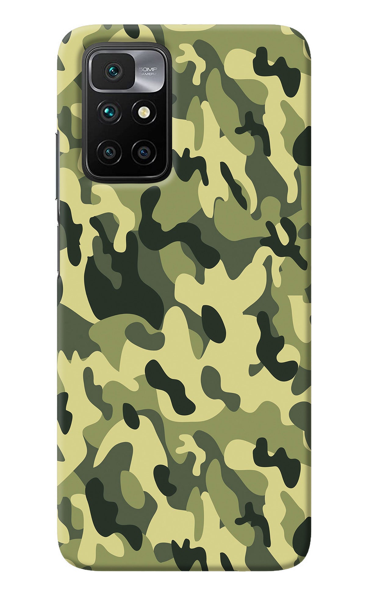 Camouflage Redmi 10 Prime Back Cover