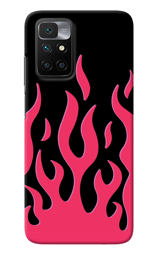 Fire Flames Redmi 10 Prime Back Cover