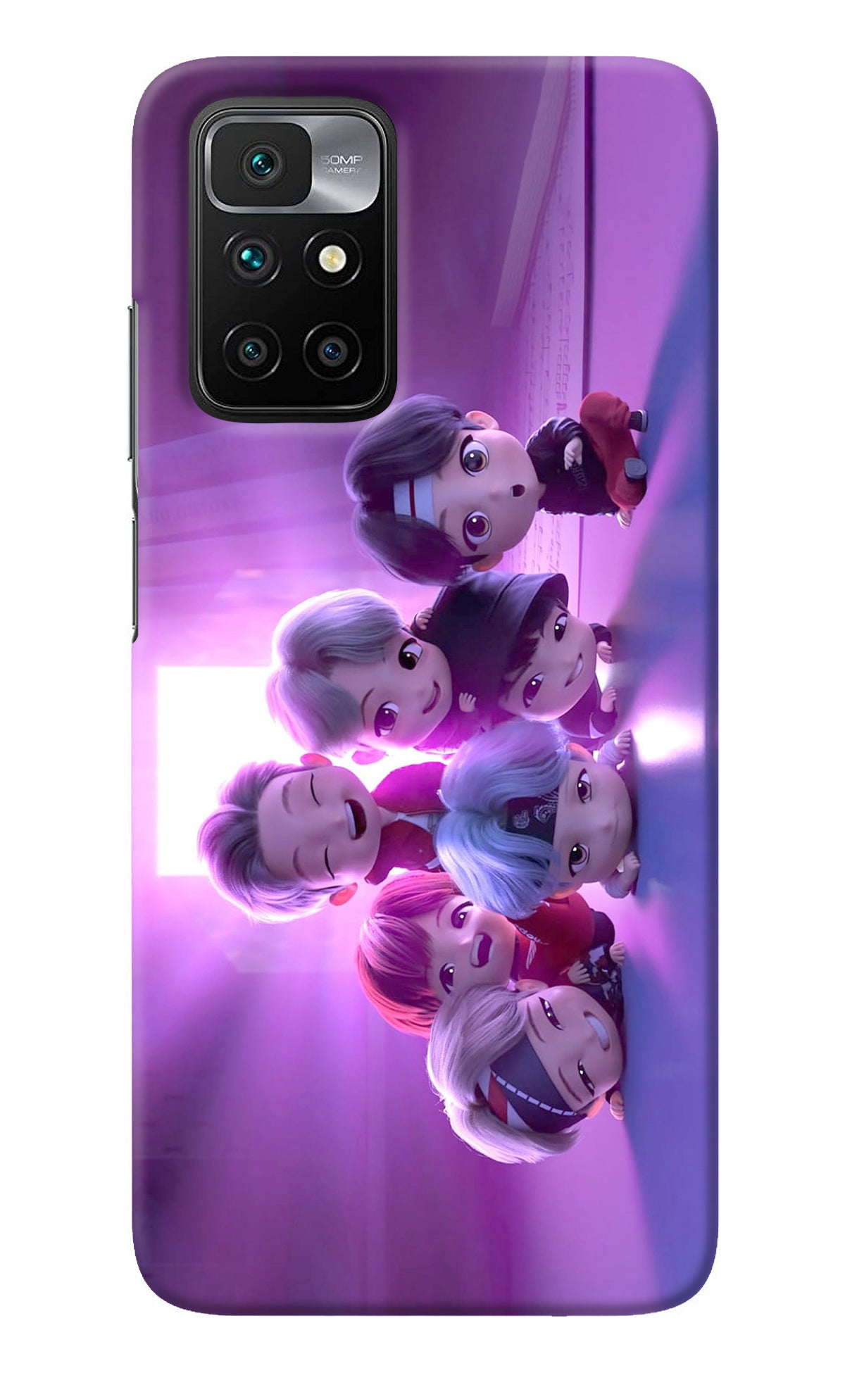 BTS Chibi Redmi 10 Prime Back Cover