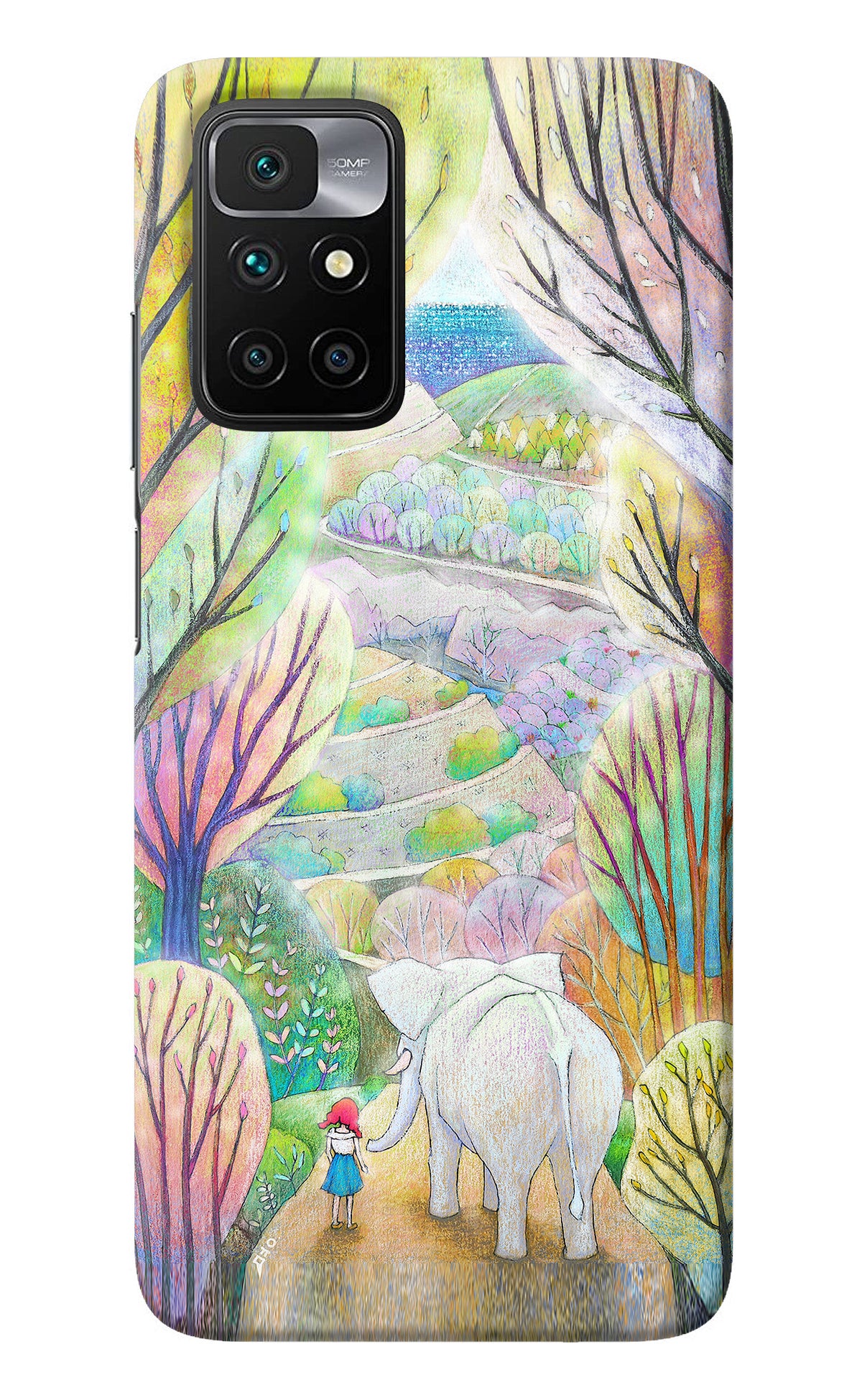 Nature Painting Redmi 10 Prime Back Cover