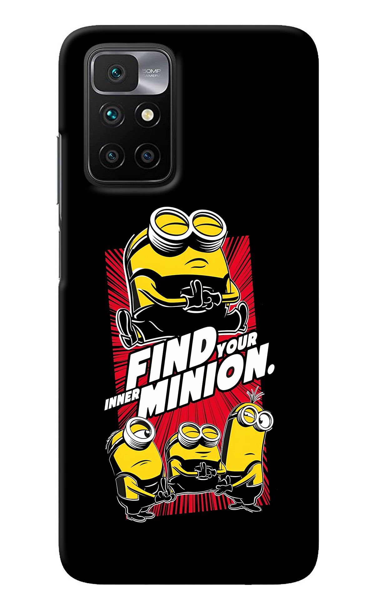 Find your inner Minion Redmi 10 Prime Back Cover