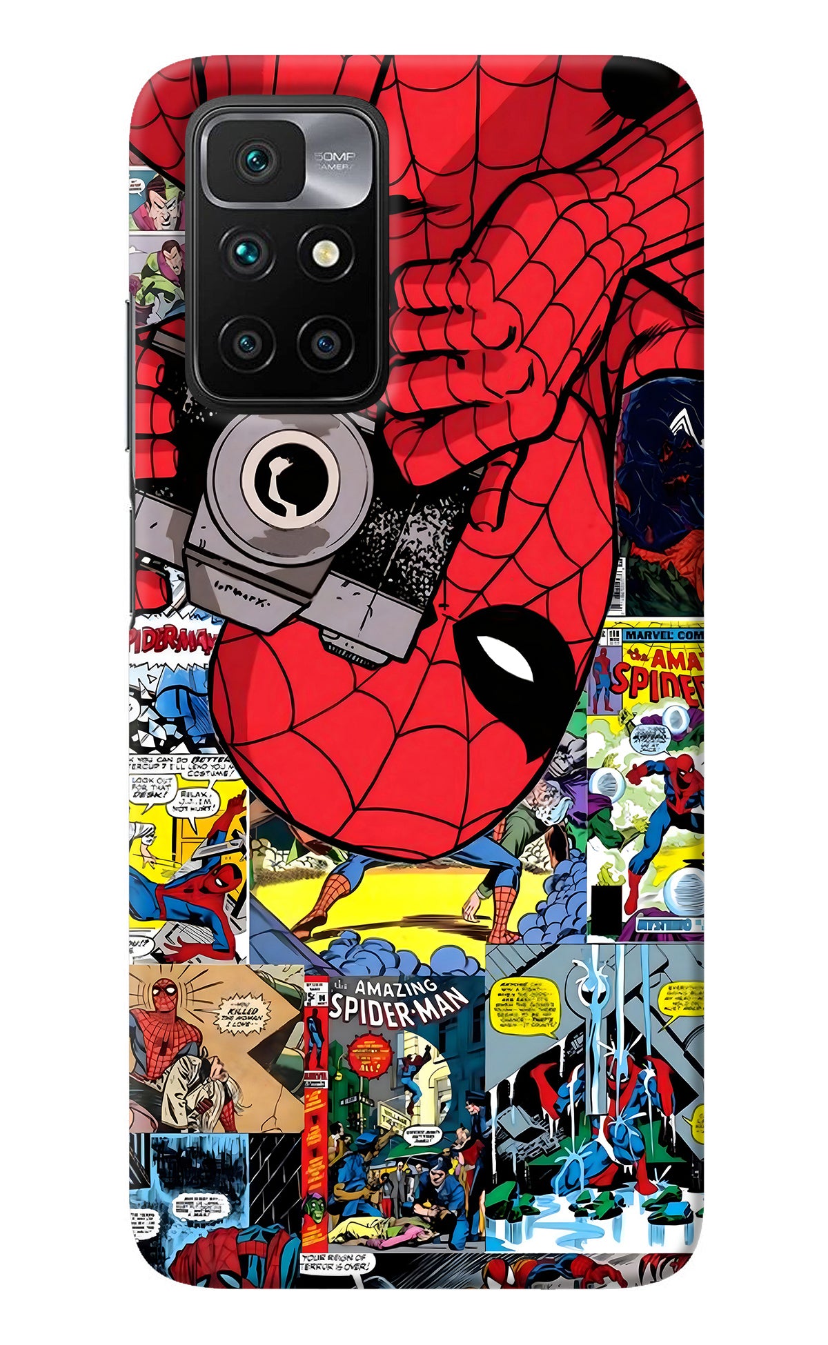 Spider Man Redmi 10 Prime Back Cover