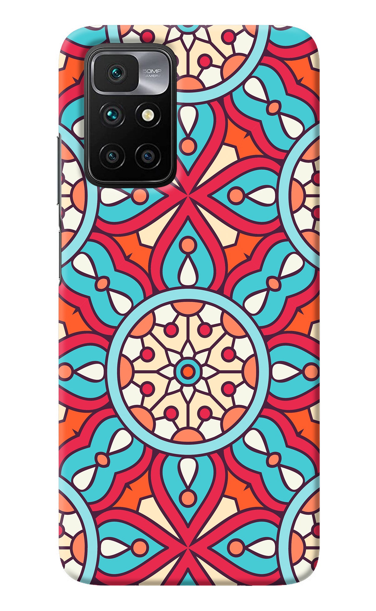 Mandala Geometric Redmi 10 Prime Back Cover