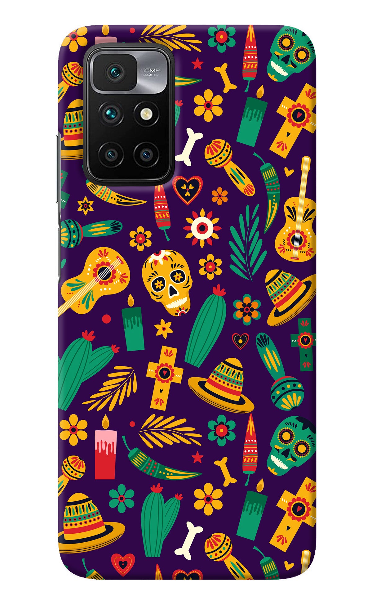 Mexican Artwork Redmi 10 Prime Back Cover