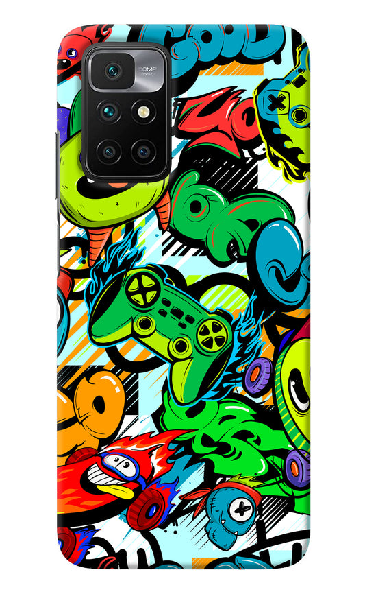 Game Doodle Redmi 10 Prime Back Cover