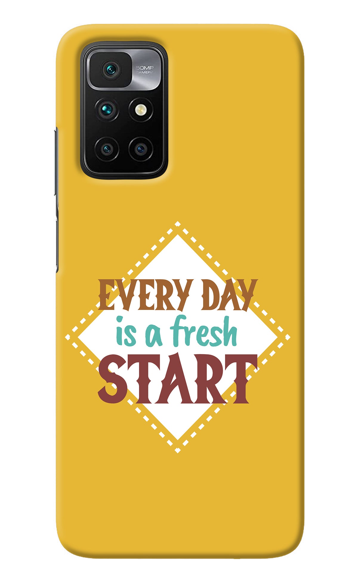 Every day is a Fresh Start Redmi 10 Prime Back Cover