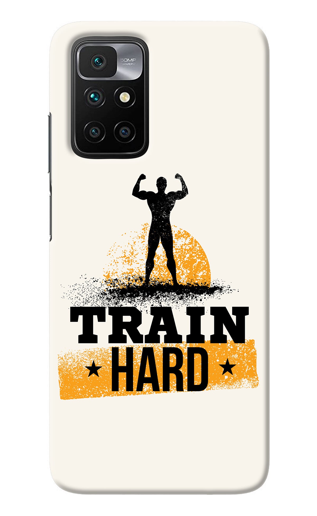 Train Hard Redmi 10 Prime Back Cover