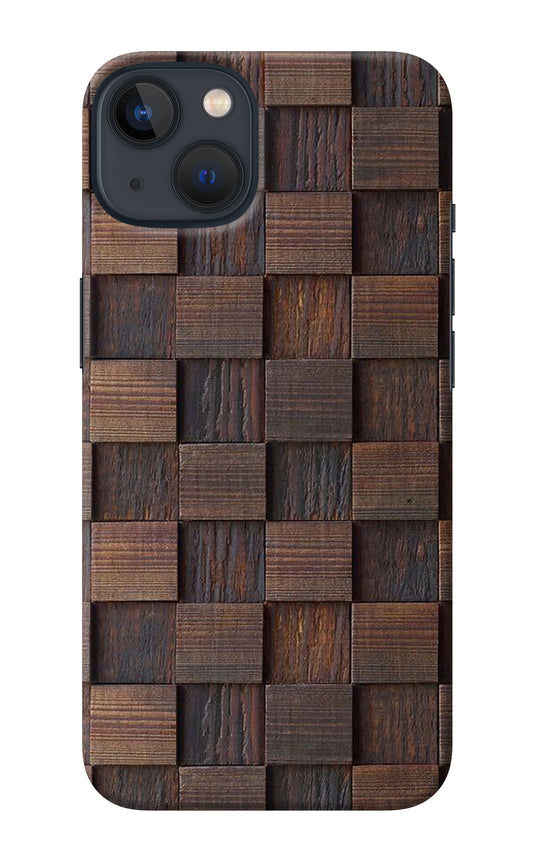 Wooden Cube Design iPhone 13 Back Cover