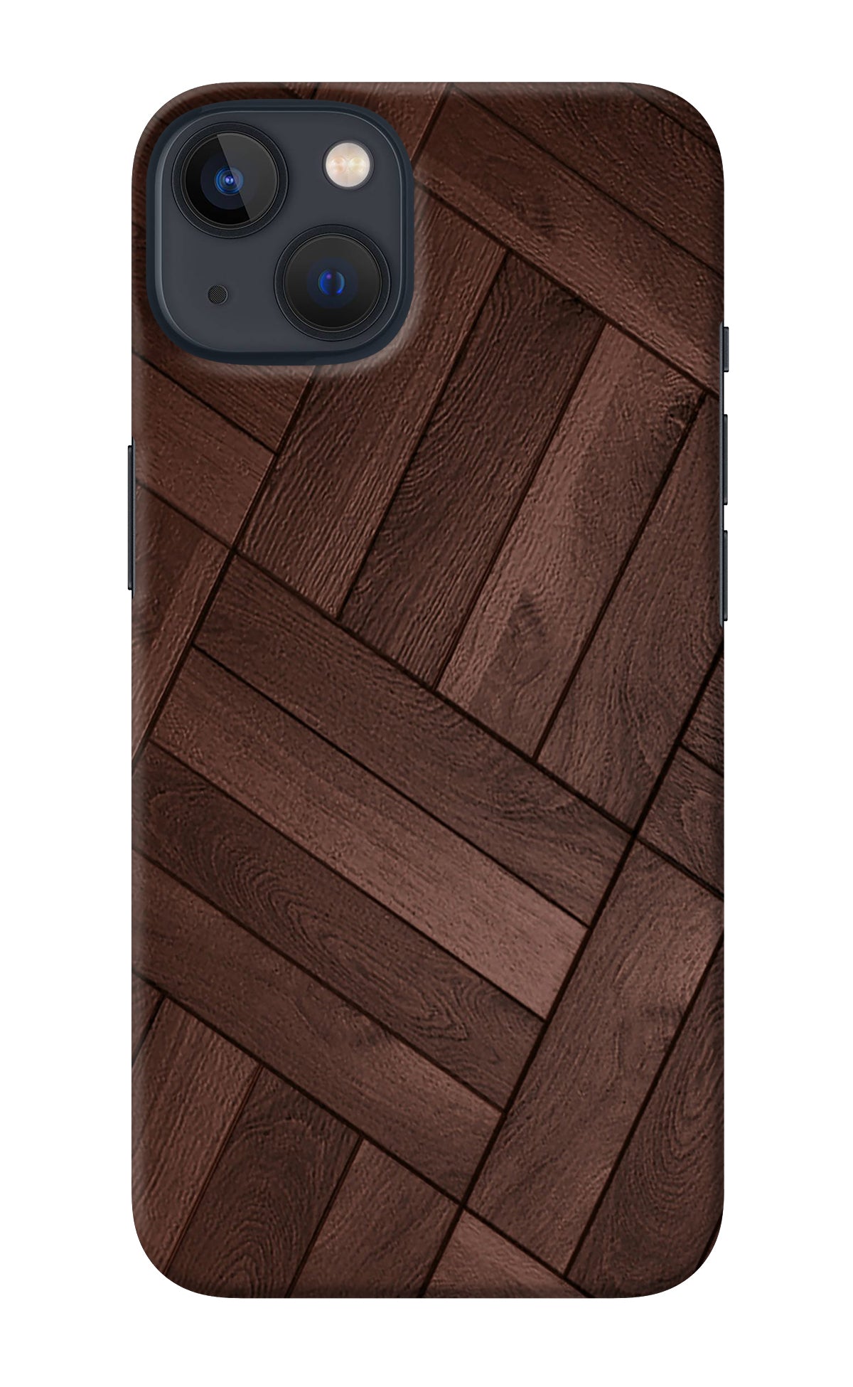 Wooden Texture Design iPhone 13 Back Cover