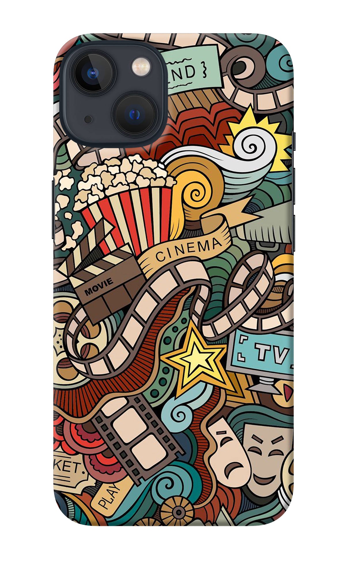 Cinema Abstract iPhone 13 Back Cover