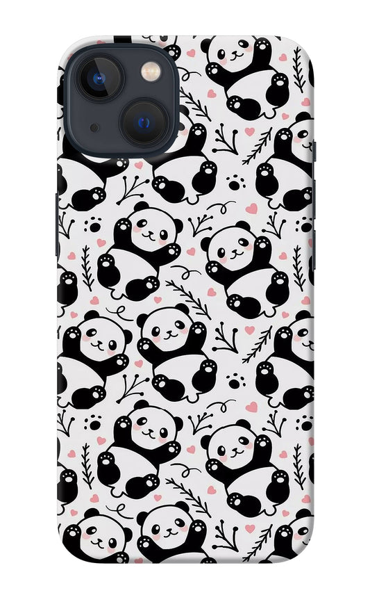 Cute Panda iPhone 13 Back Cover