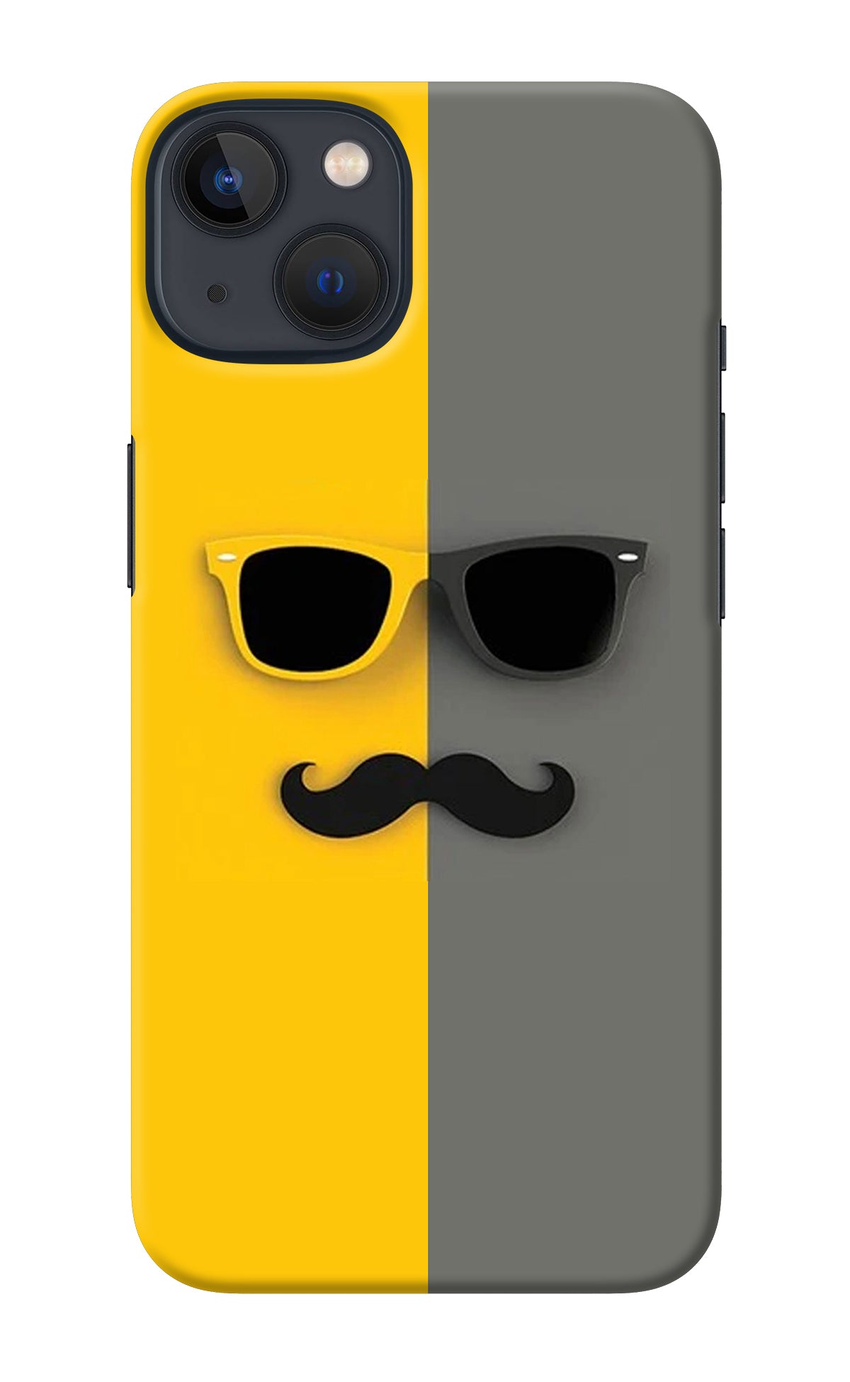 Sunglasses with Mustache iPhone 13 Back Cover