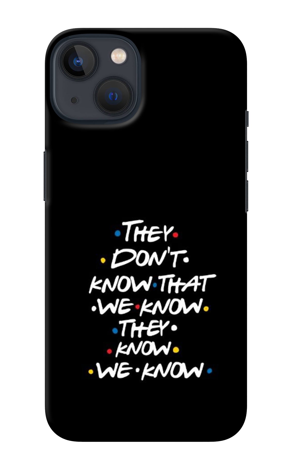 FRIENDS Dialogue iPhone 13 Back Cover