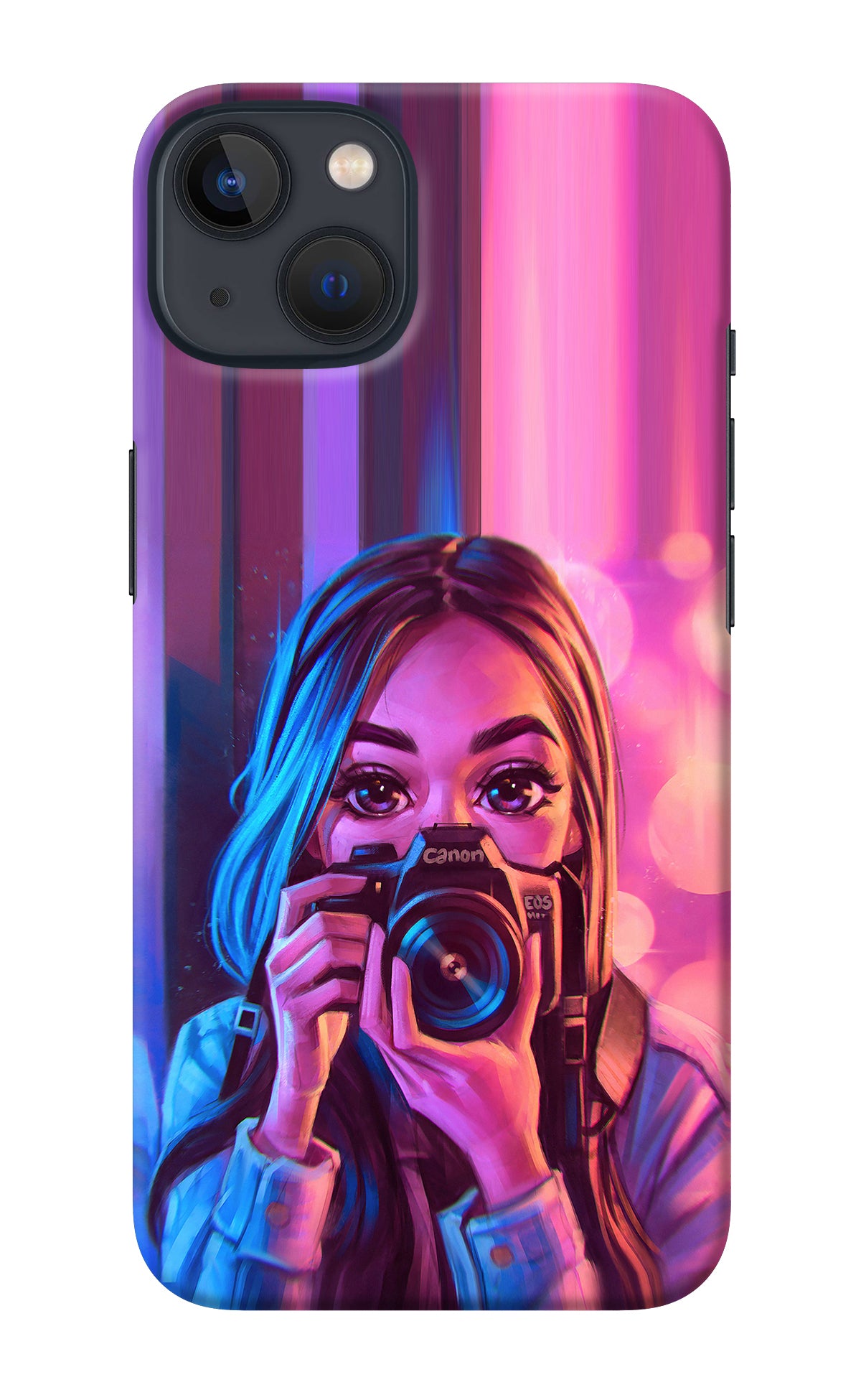 Girl Photographer iPhone 13 Back Cover