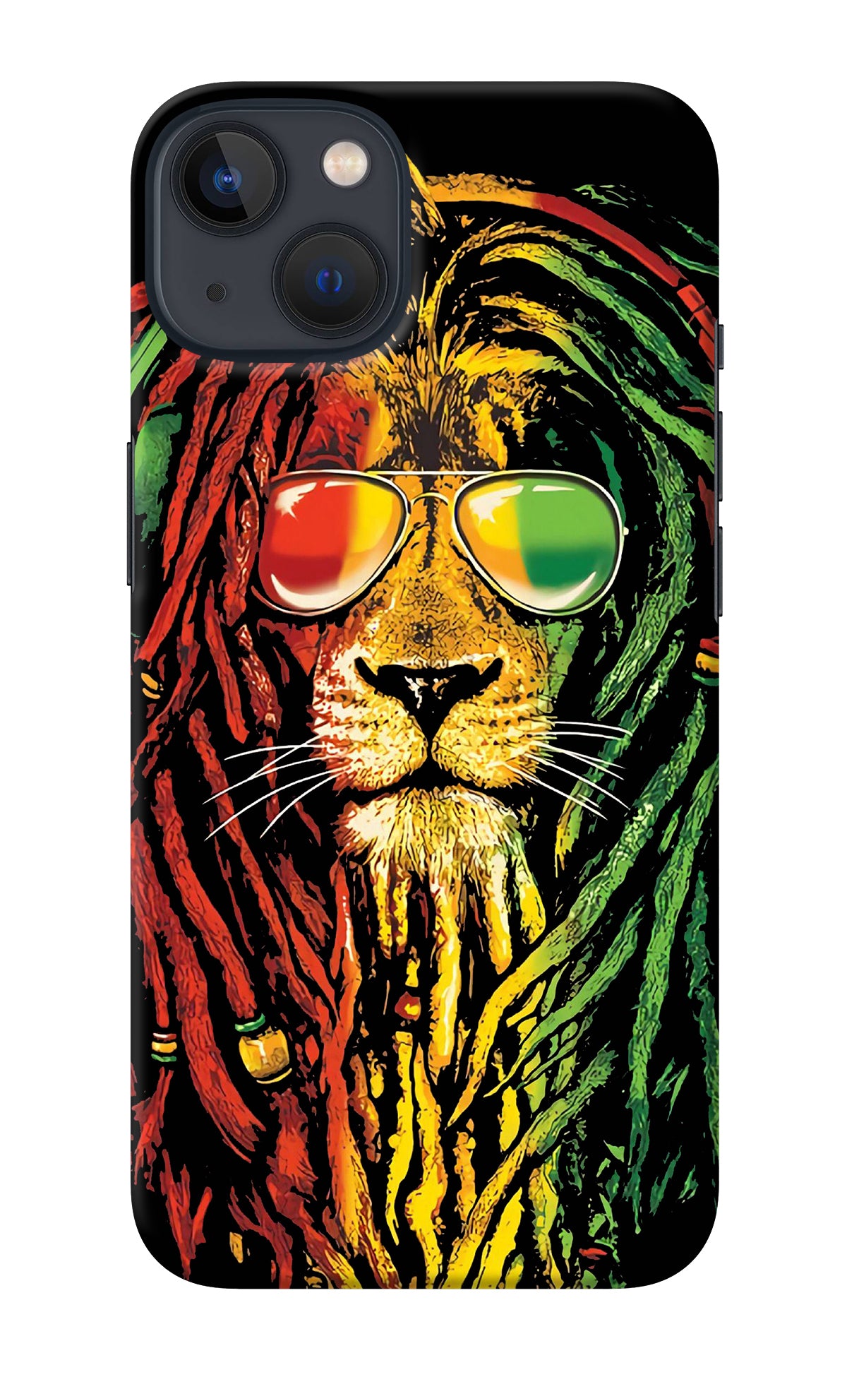 Rasta Lion iPhone 13 Back Cover