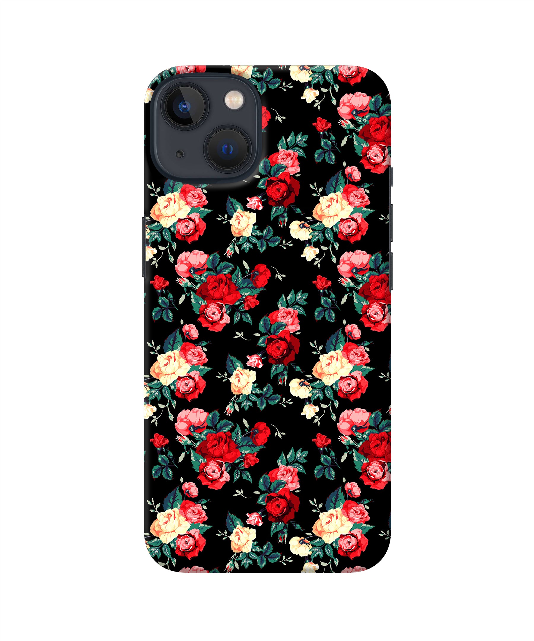 Rose Pattern iPhone 13 Back Cover