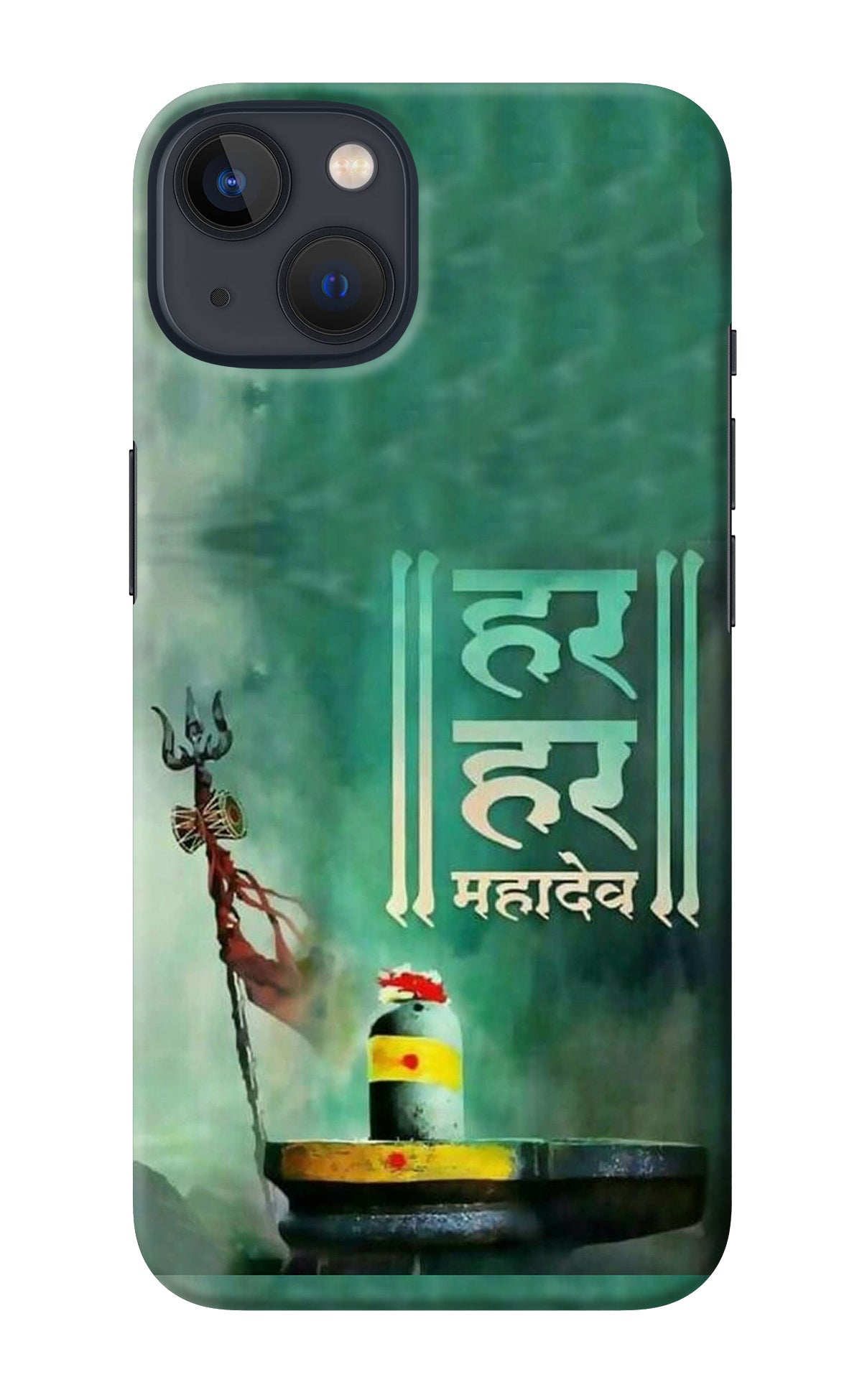 Har Har Mahadev Shivling iPhone 13 Back Cover