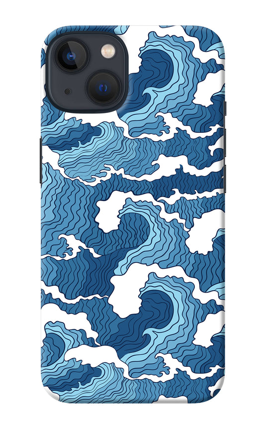 Blue Waves iPhone 13 Back Cover