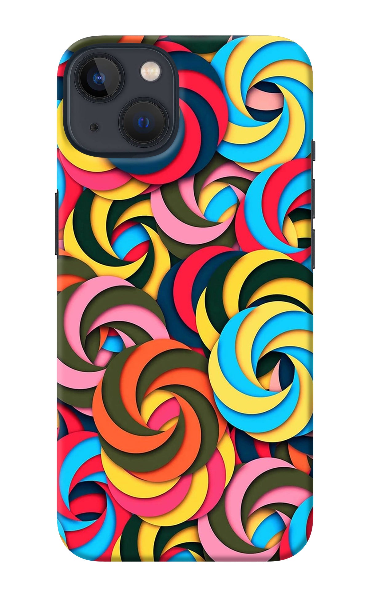 Spiral Pattern iPhone 13 Back Cover