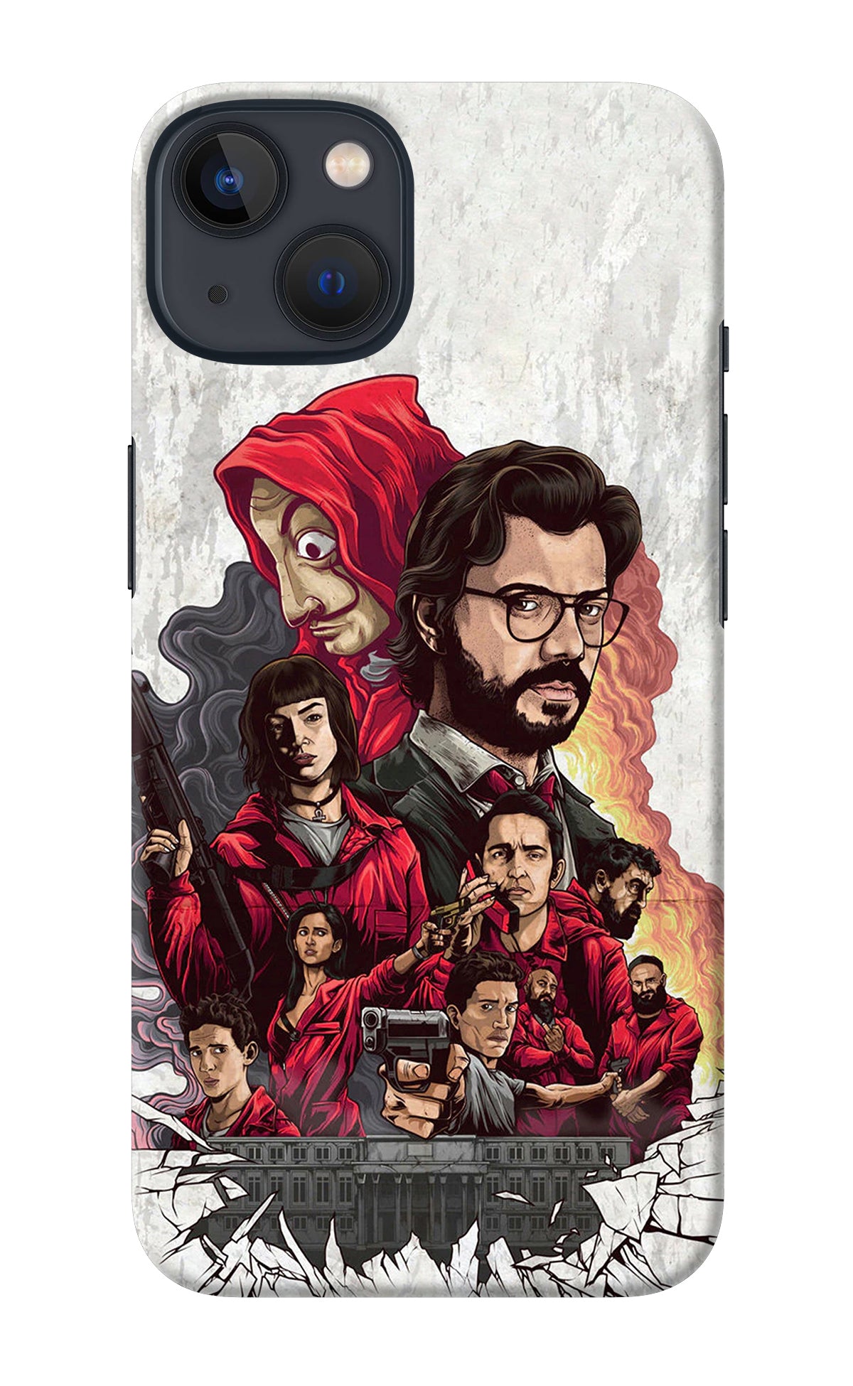 Money Heist Artwork iPhone 13 Back Cover