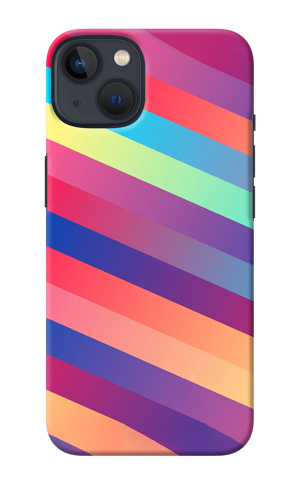 Stripes color iPhone 13 Back Cover